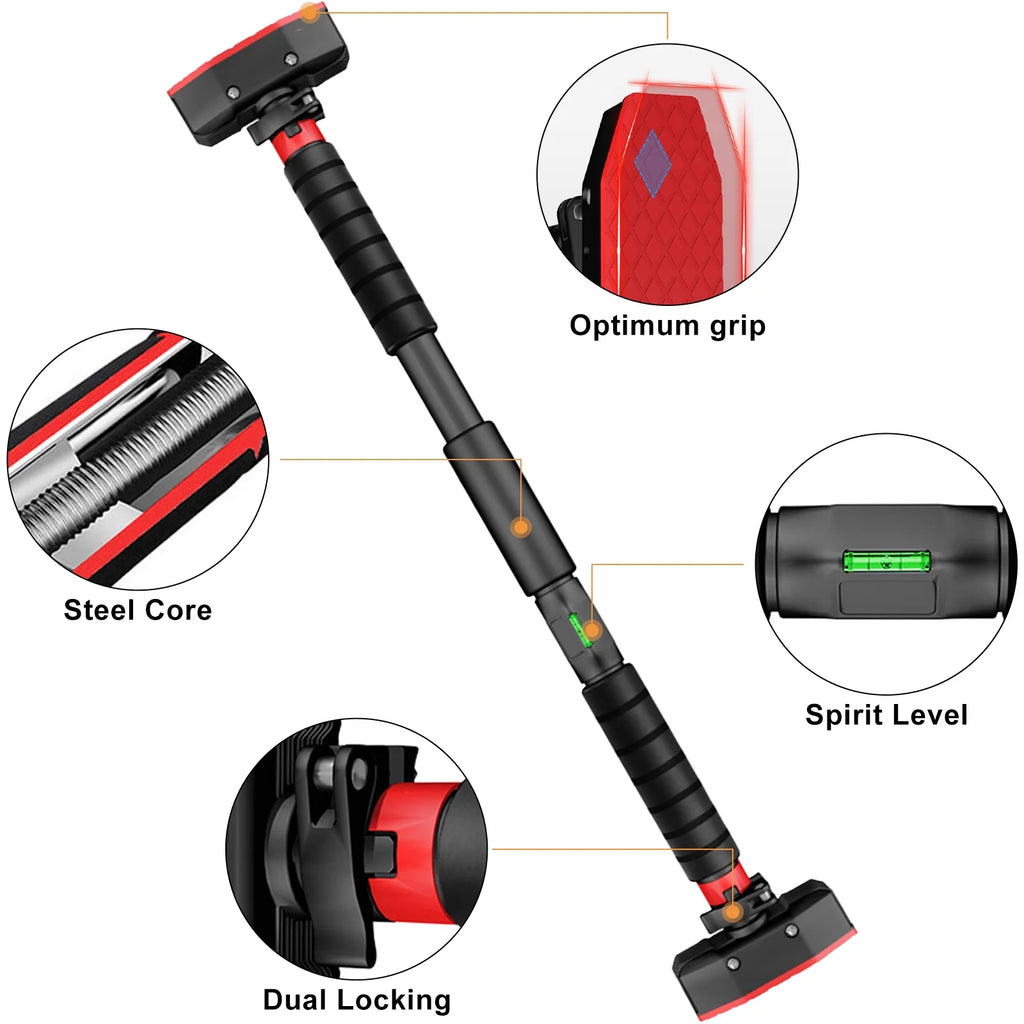 Pull up Bar for Doorway, Home Indoor Chin up Bar with No Screws, No Punching Adjustable Width Pull up Bar[69-92Cm], Strength Training Equipment Pull up Bar for Home Gym Upper Body Workout